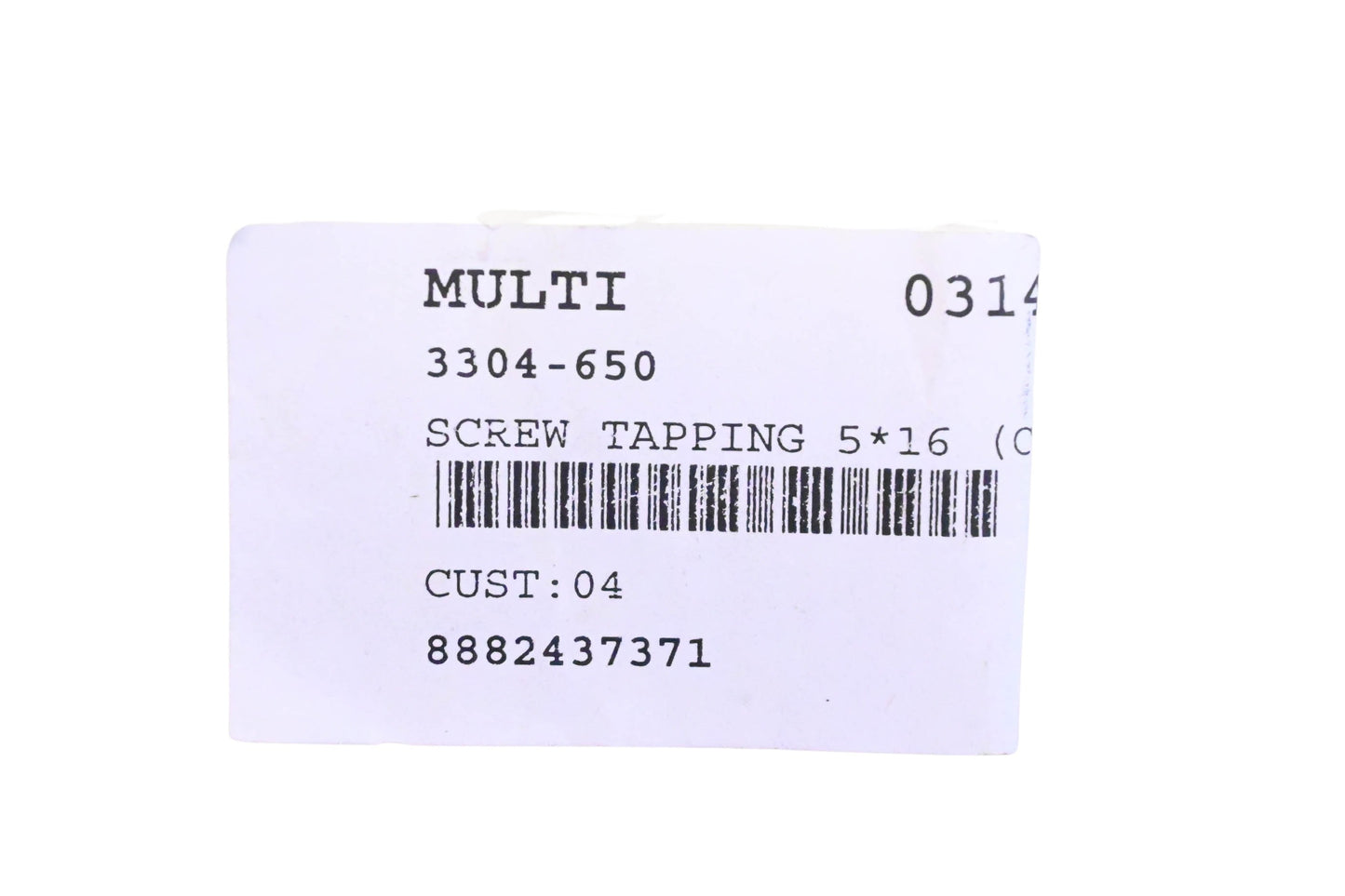 New OEM Arctic Cat 3304-650 Tapping Screws Qty 3 NOS