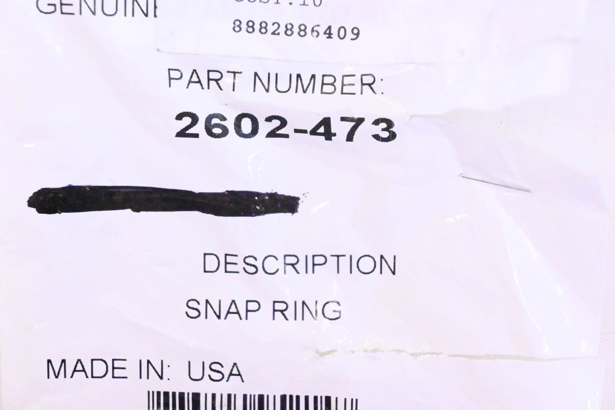 New OEM Arctic Cat 2602-473 Snap Ring NOS