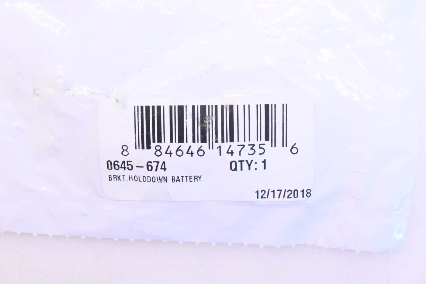 New OEM Arctic Cat 0645-674 Battery Bracket NOS