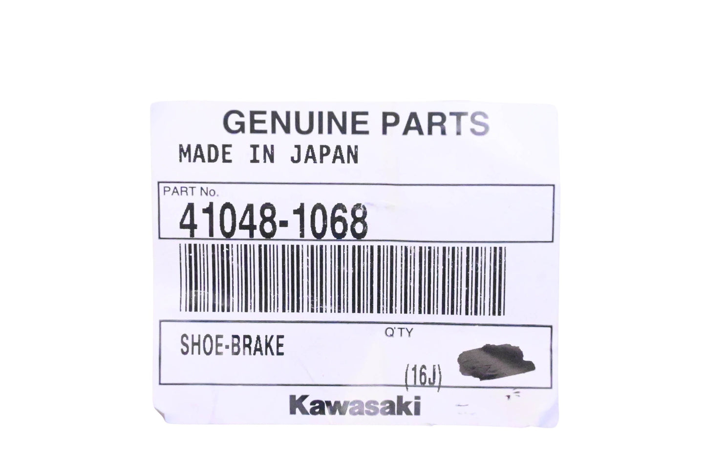 New OEM Kawasaki 41048-1068 Brake Shoe Set NOS