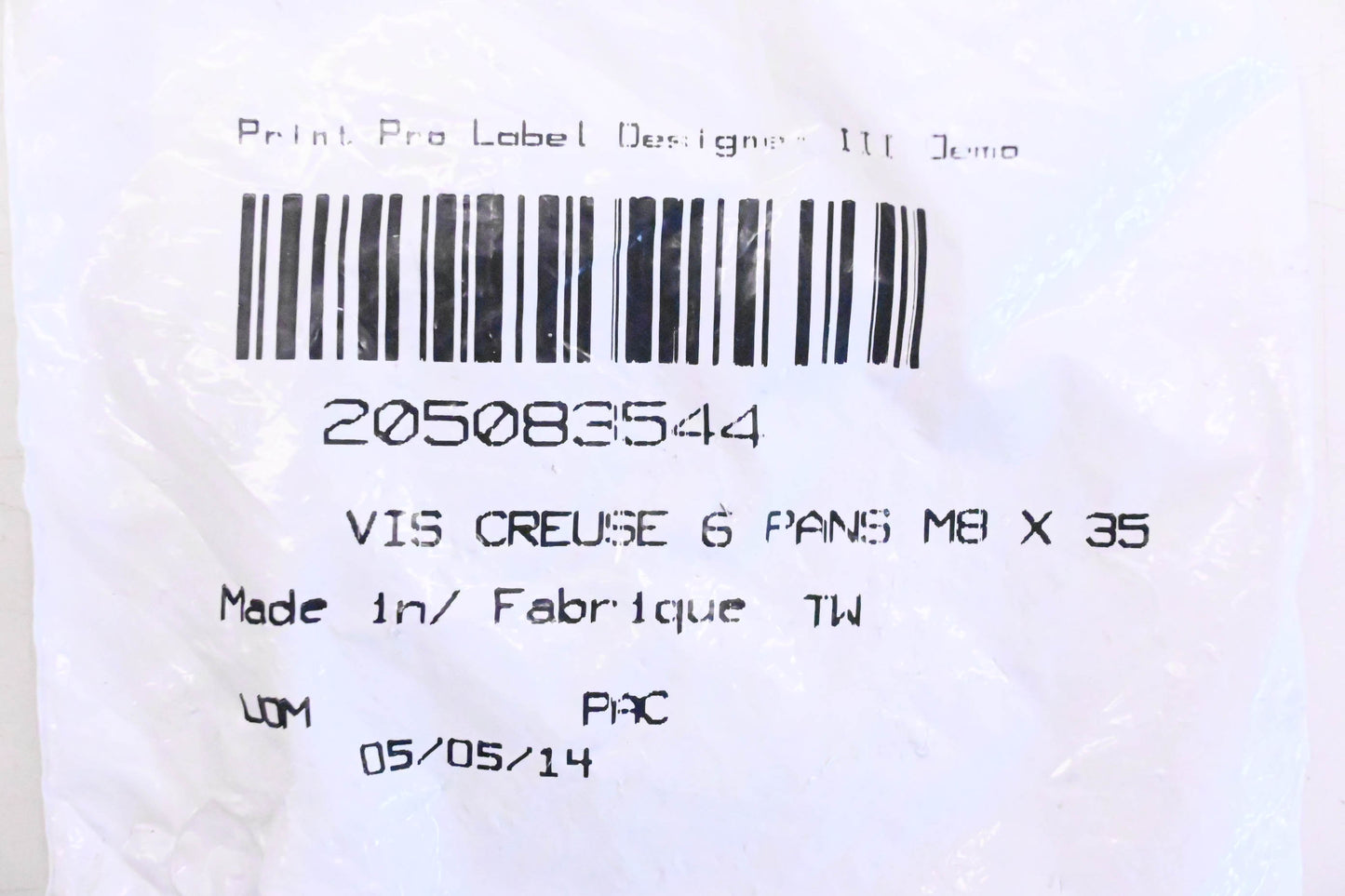 Aftermarket 205083544 Socket Head Screw NOS