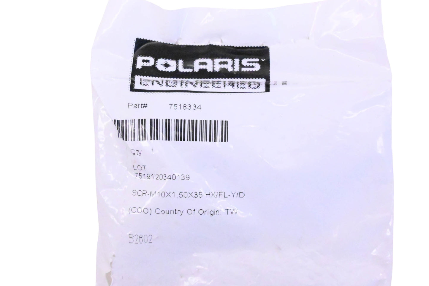 New OEM Polaris 7518334 Screw NOS