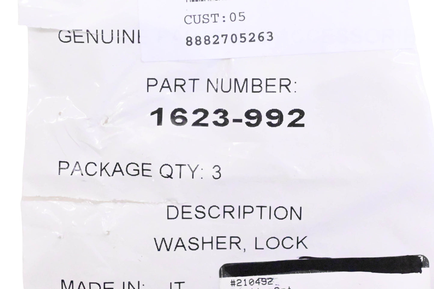 New OEM Arctic Cat 1623-992 Lock Washer NOS