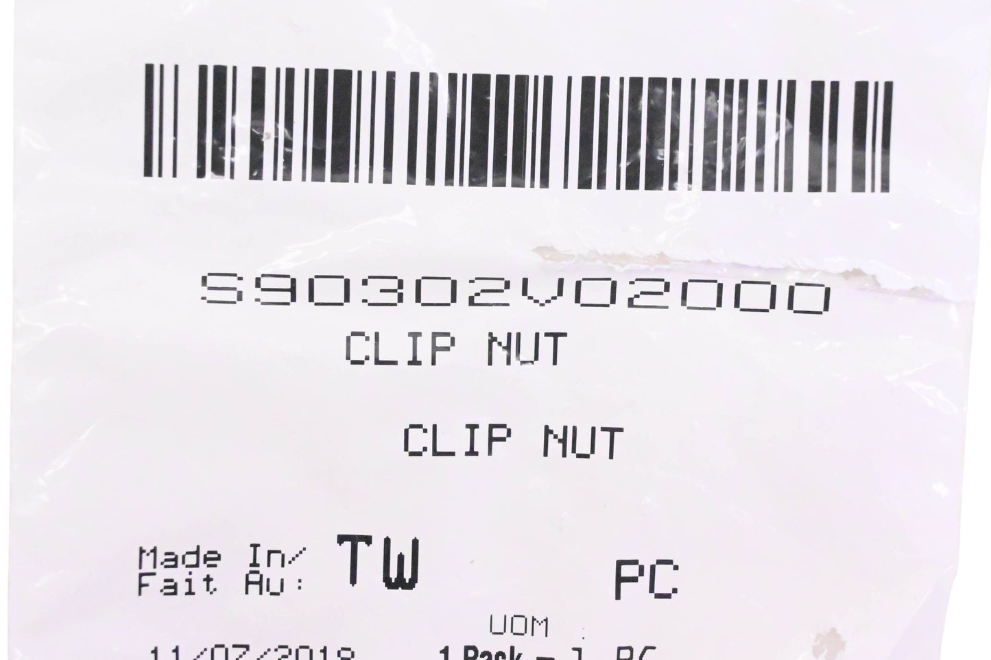 Aftermarket S90302V02000 Clip Nut NOS
