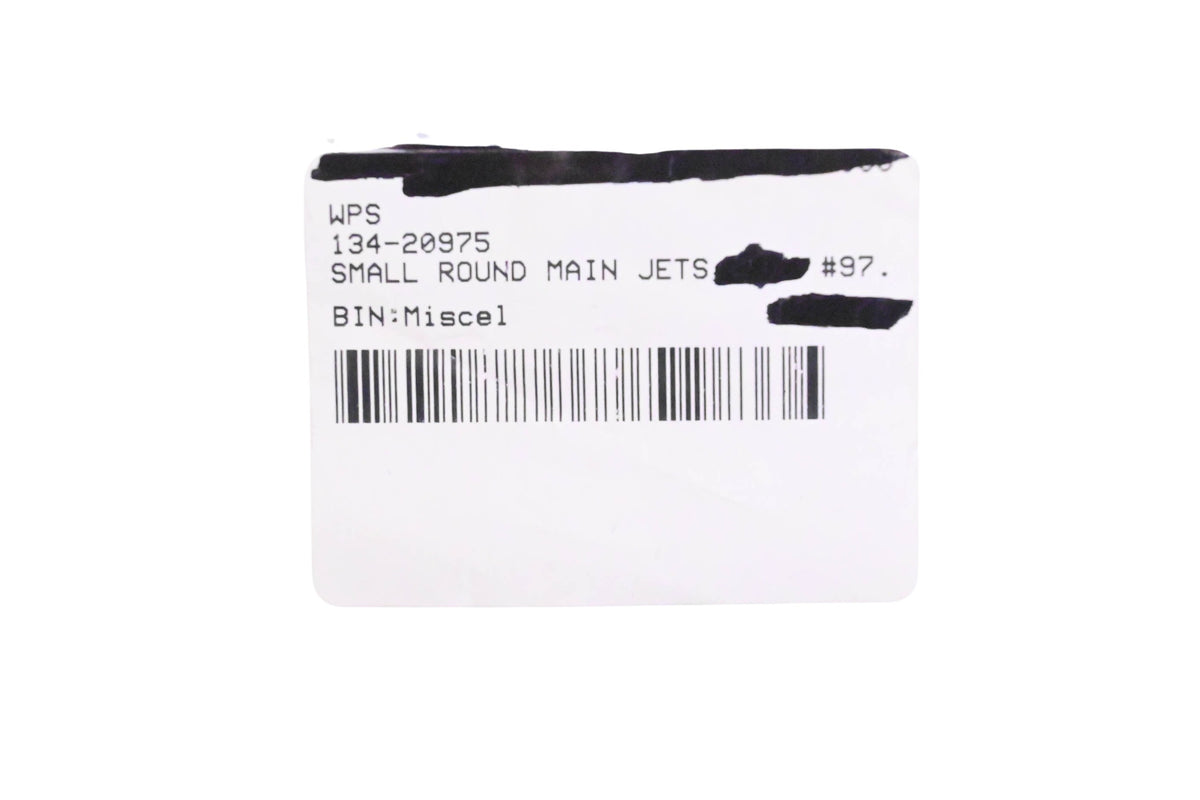 Mikuni 134-20975 Small Round Main Jet #97 NOS