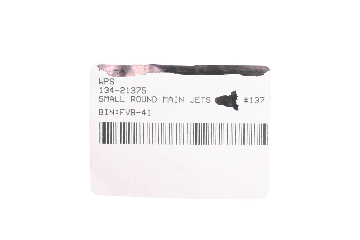 Mikuni 134-21375 Small Round Main Jet #137 NOS