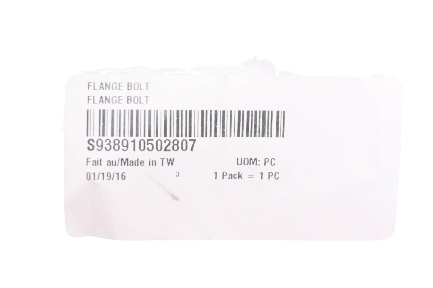 Aftermarket S938910502807 Flange Bolt NOS
