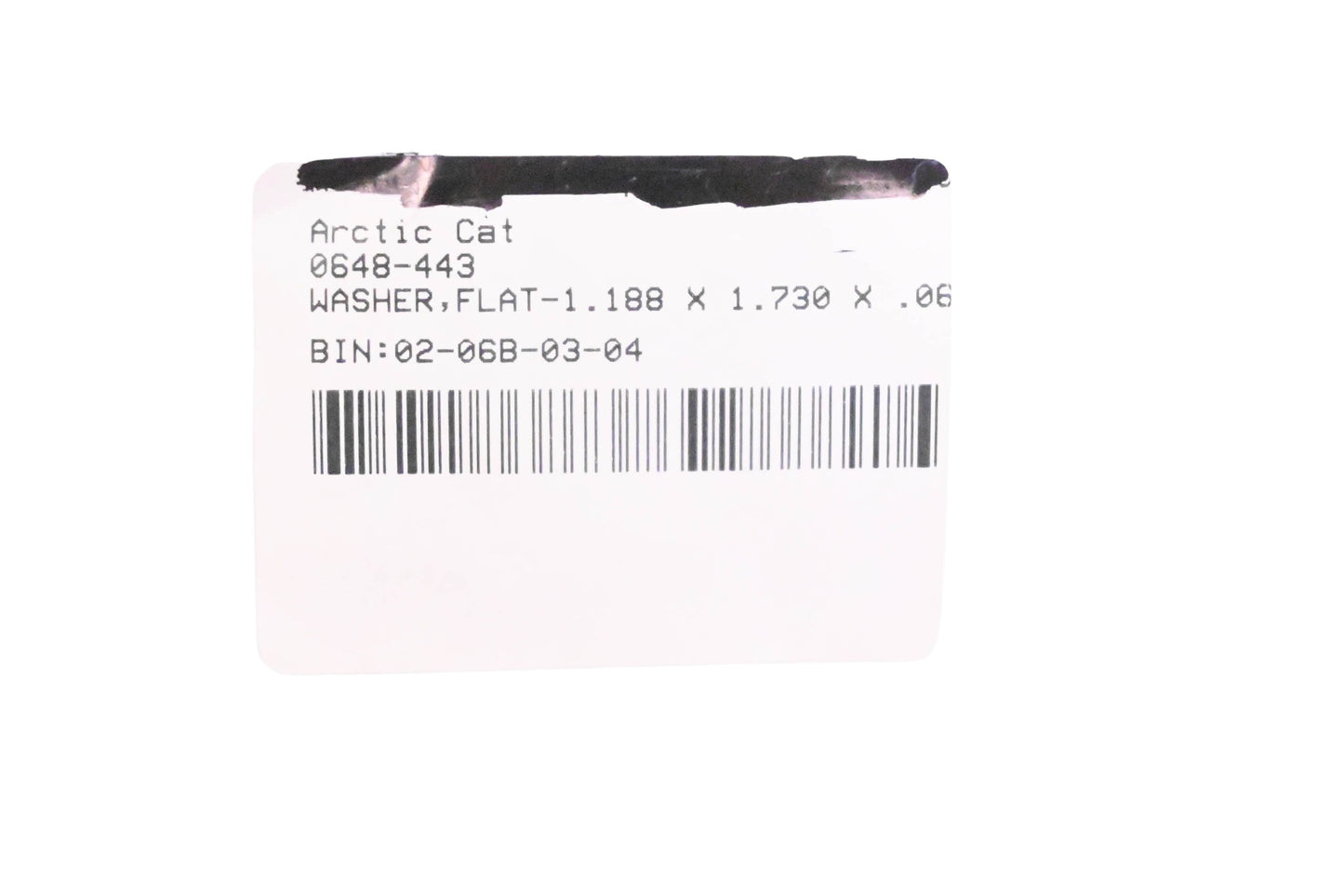 New OEM Arctic Cat 0648-443 Flat Washer NOS