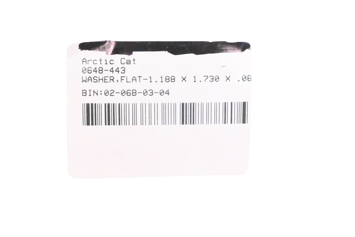 New OEM Arctic Cat 0648-443 Flat Washer NOS