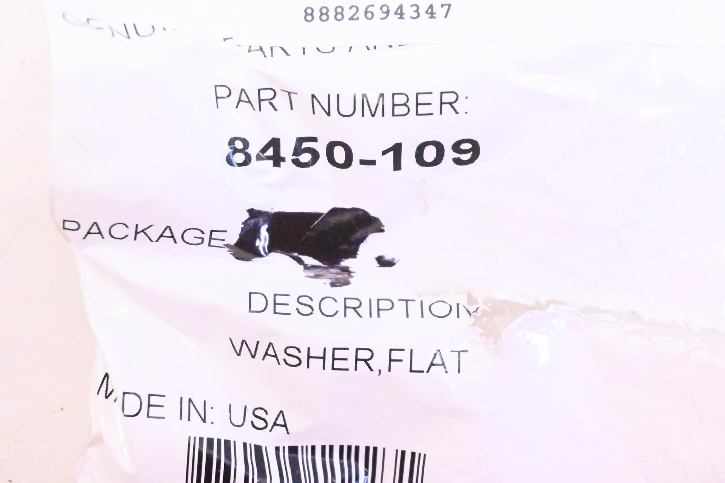 New OEM Arctic Cat 8450-109 Flat Washer NOS