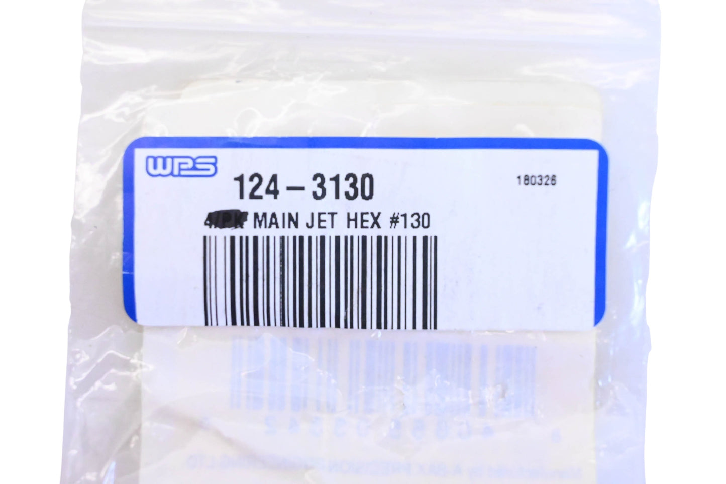 EBC 124-3130, CR130-4 Hex Main Jet #130 NOS