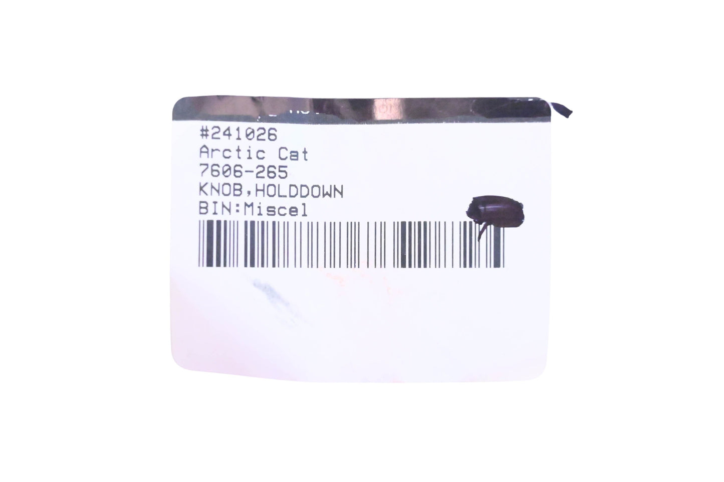 New OEM Arctic Cat 7606-265 Hold Down Knob NOS