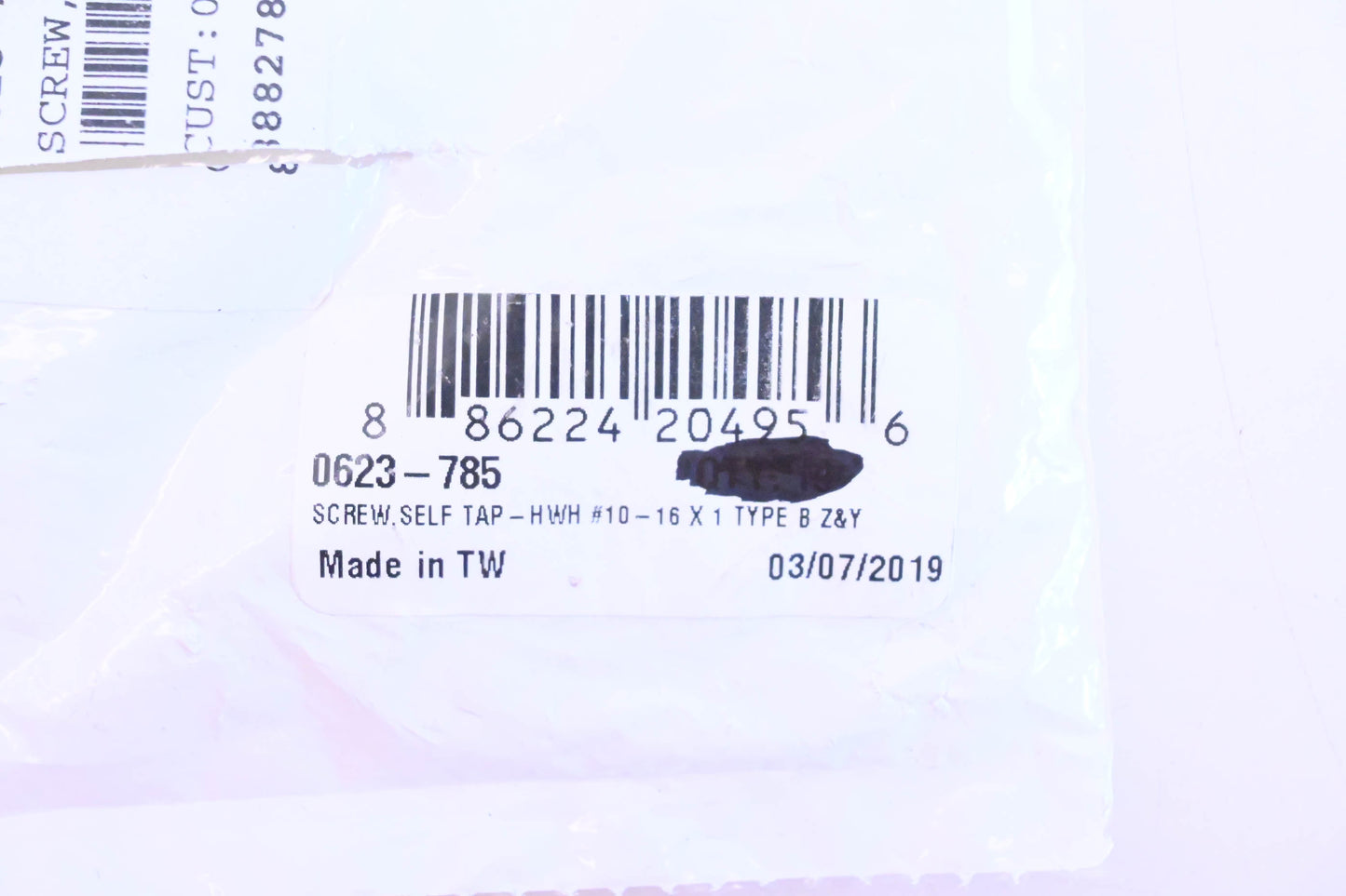 New OEM Arctic Cat 0623-785 Self Tap Screws Qty 2 NOS
