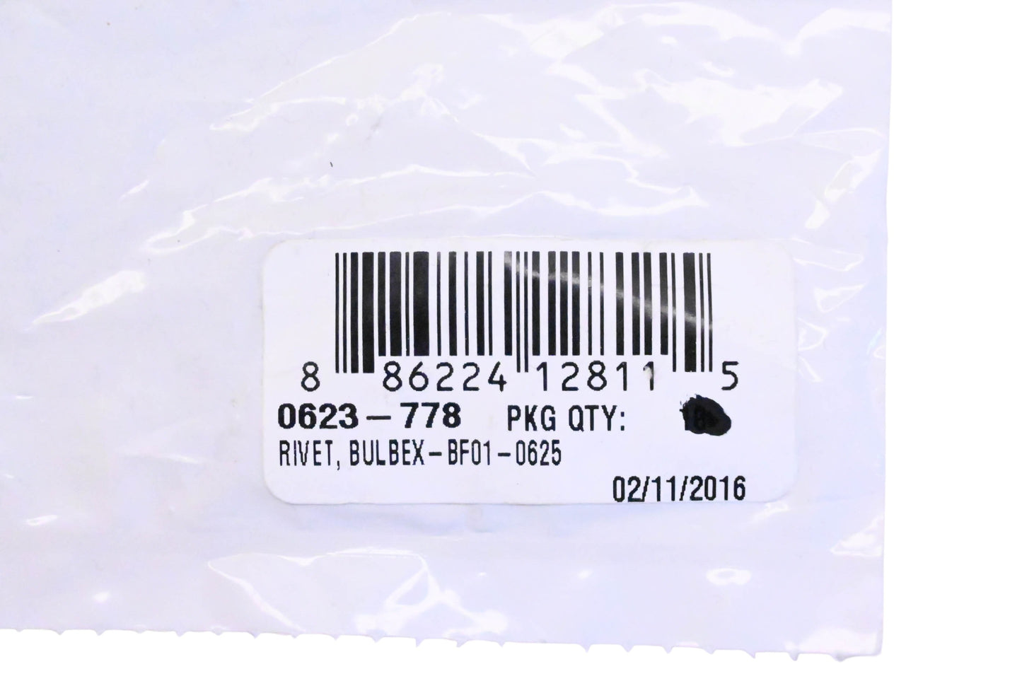 New OEM Arctic Cat 0623-778 Bulbex Rivets Qty 10 NOS