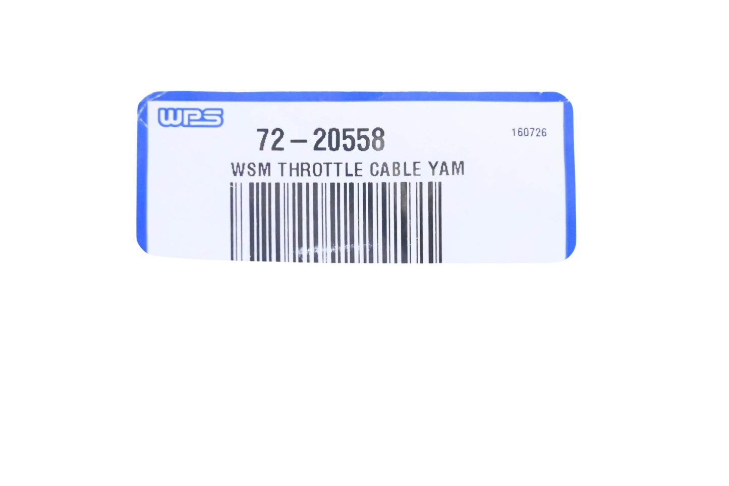 WSM 72-20558 Throttle Cable Yam NOS