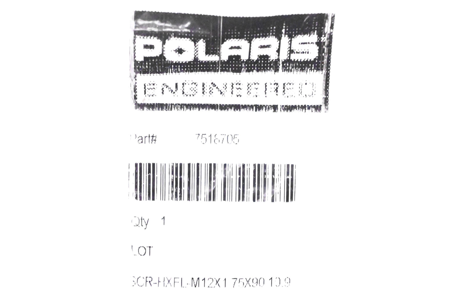 New OEM Polaris 7518705 Flange Hex Head Screw NOS