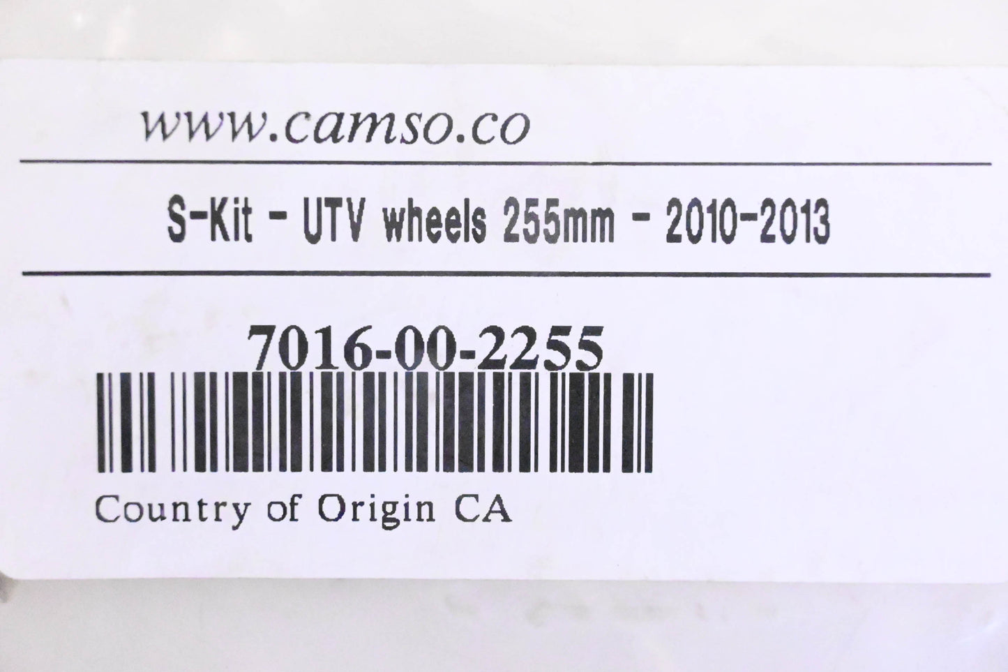 Camso 7016-00-2255 Wheel Assembly NOS