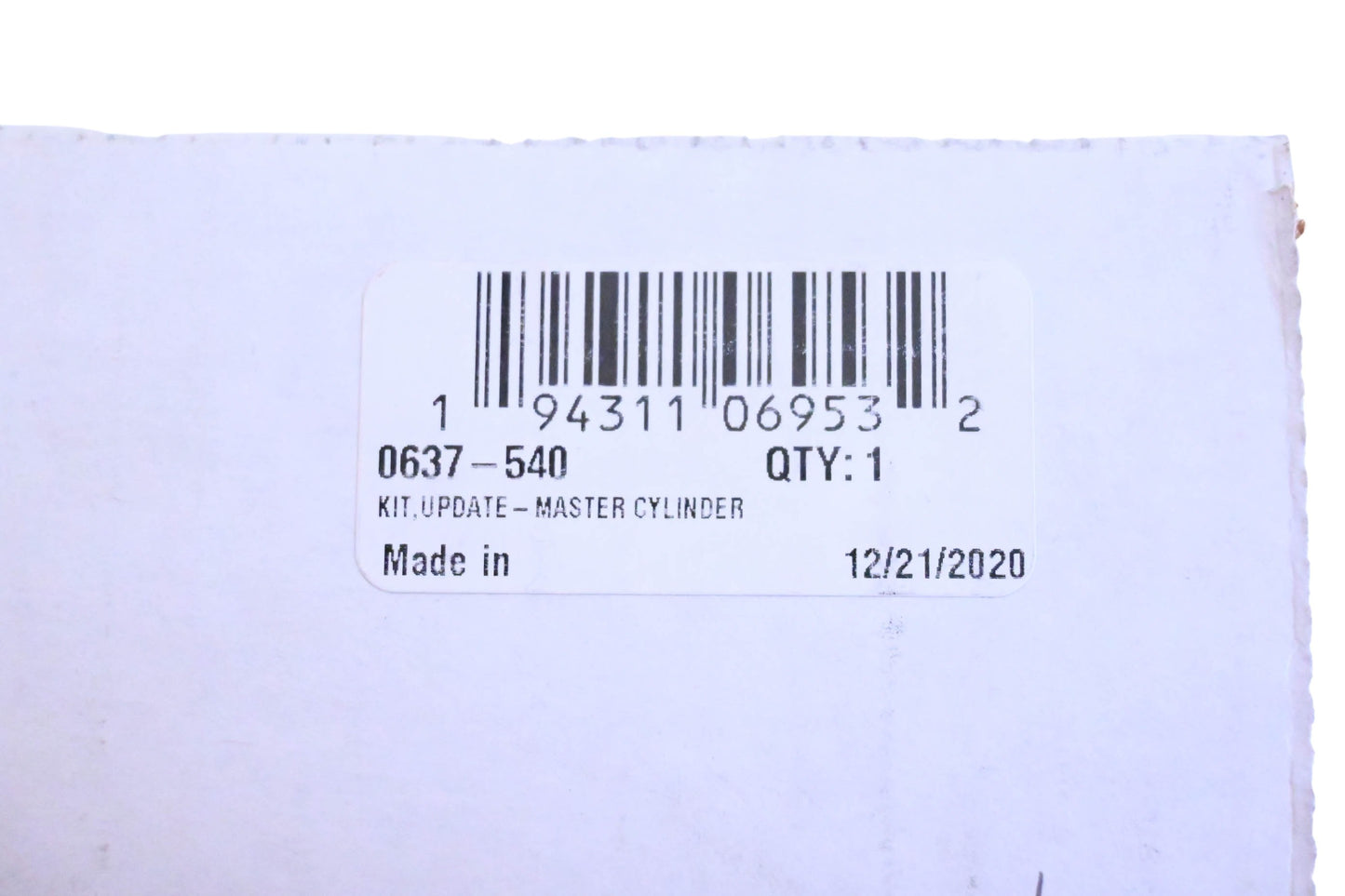 New OEM Arctic Cat 0637-540 Master Cylinder Update Kit NOS