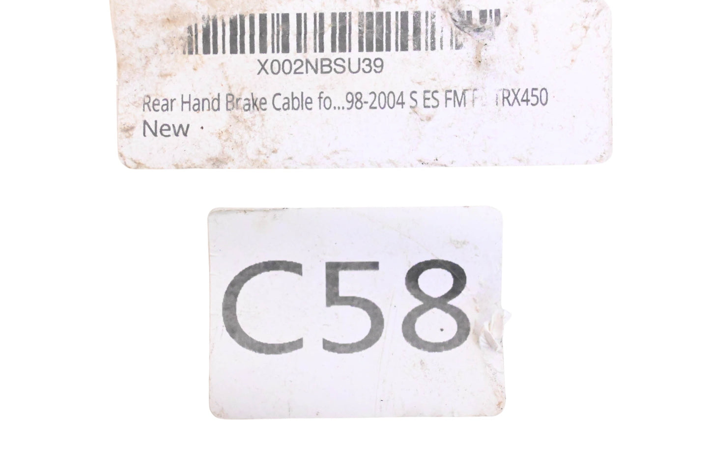 Rear Right Hand Brake Cable C58 NOS