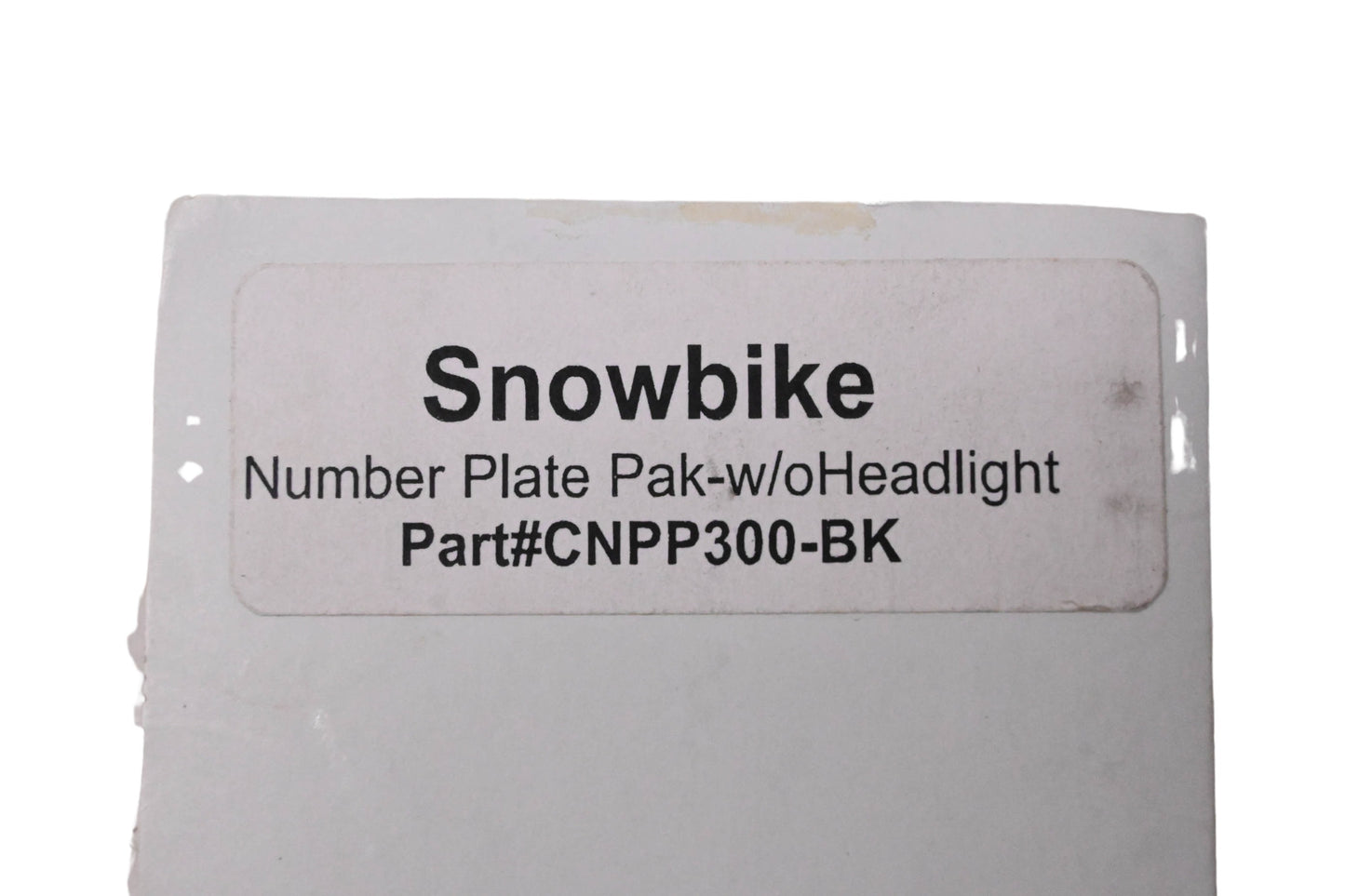 Skinz Protective Gear CNPP300-BK, 3560-0004 Number Plate Pack Assembly Kit NOS