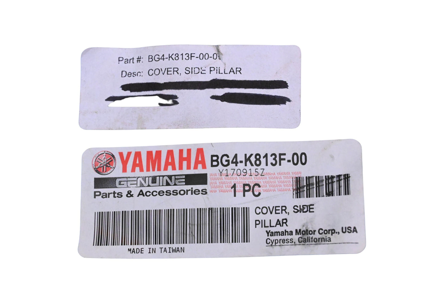 New OEM Yamaha BG4-K813F-00-00 Side Pillar Cover NOS