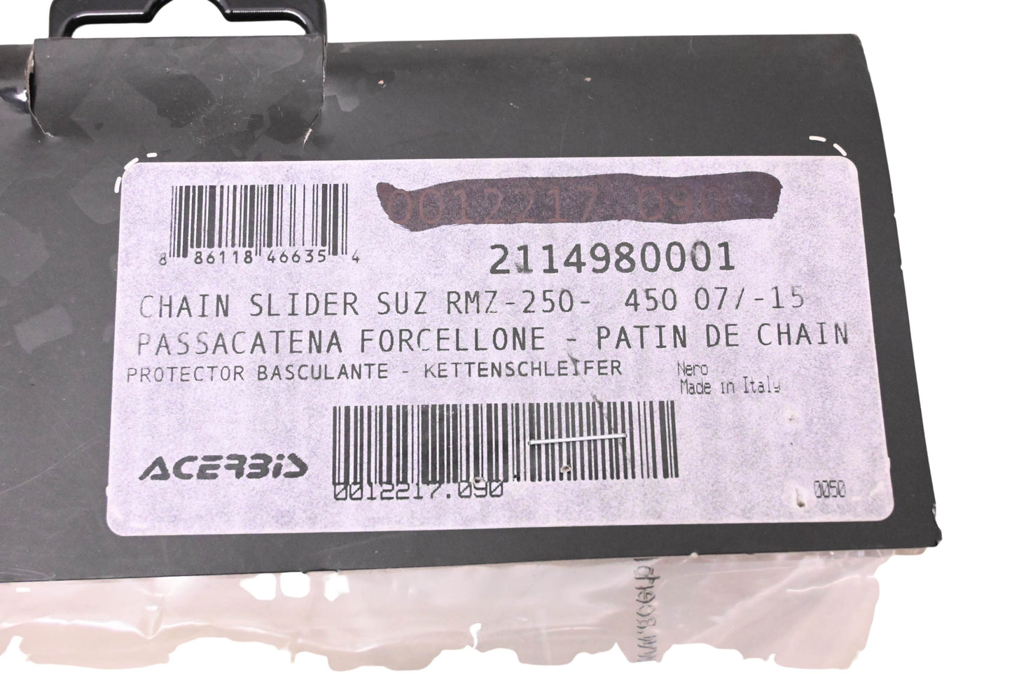 Acerbis 21149-80001, 0012217.090, 211498001 Swingarm Chain Slider NOS