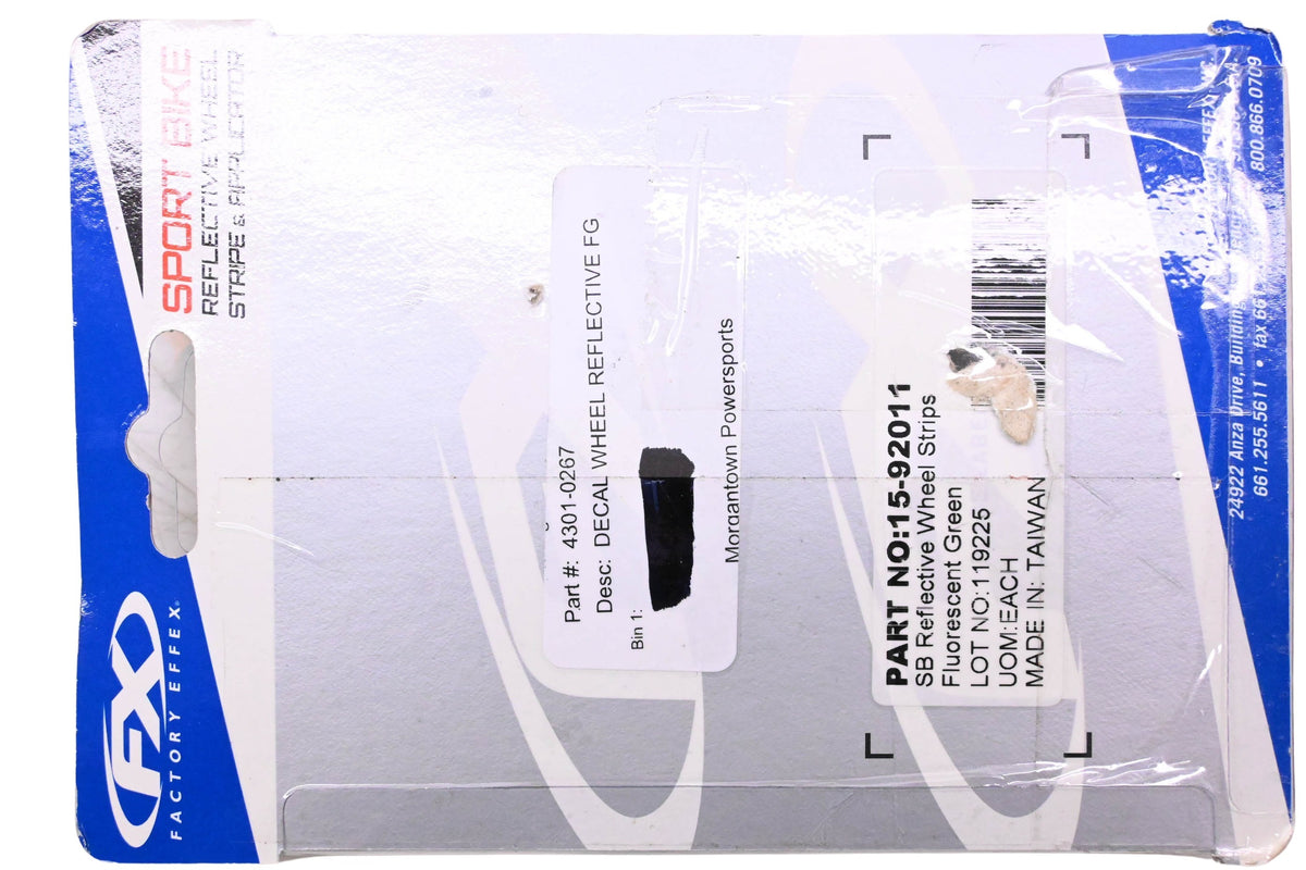 Factory Effex 4301-0267, 15-92011 Reflective Wheel Decal Kit NOS