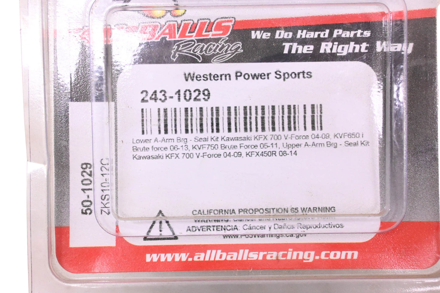 All Balls 243-1029 Lower A-Arm Bearing Kit NOS