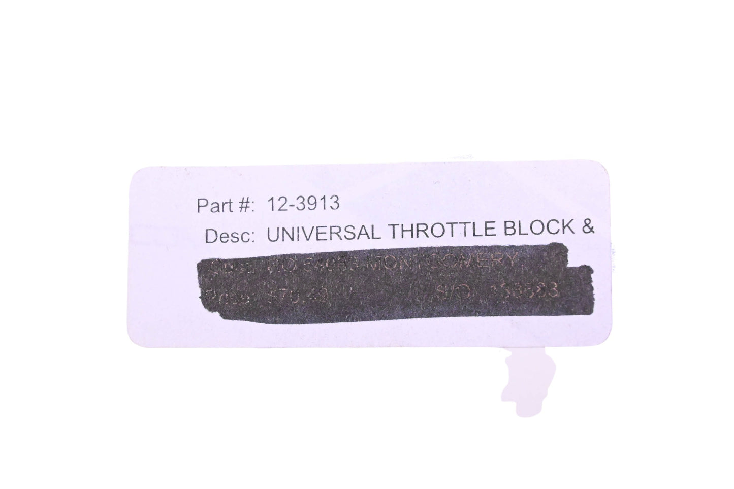 PowerMadd 12-3913 Universal Throttle Block Assembly NOS