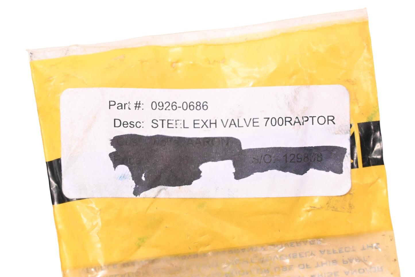 Pro-X 0926-0686 Steel Exhaust Valve NOS