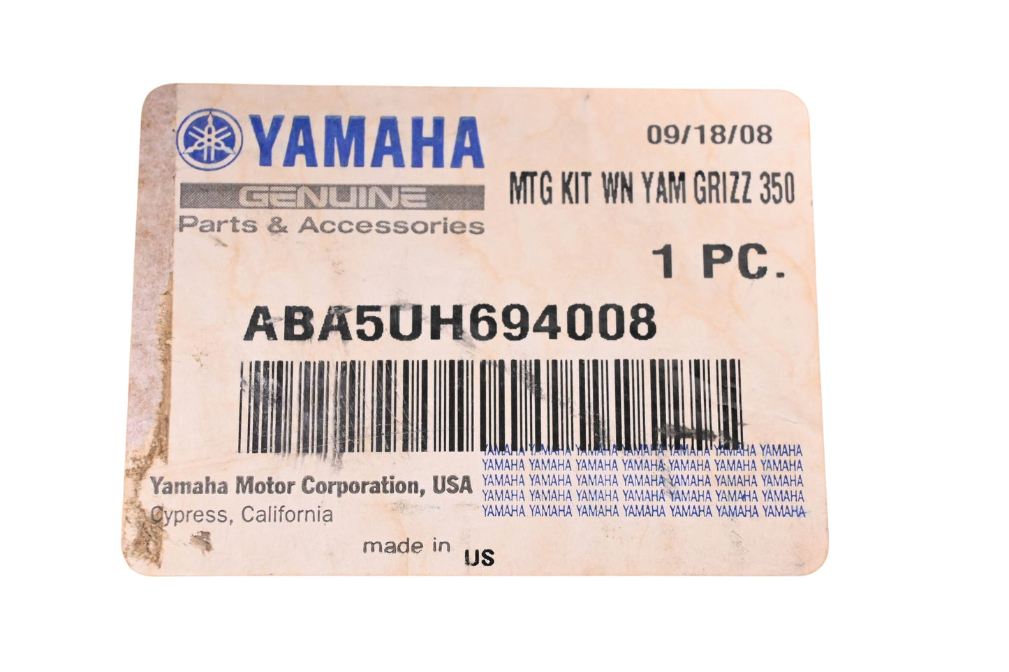 New OEM Yamaha ABA-5UH694008 Winch Mount NOS
