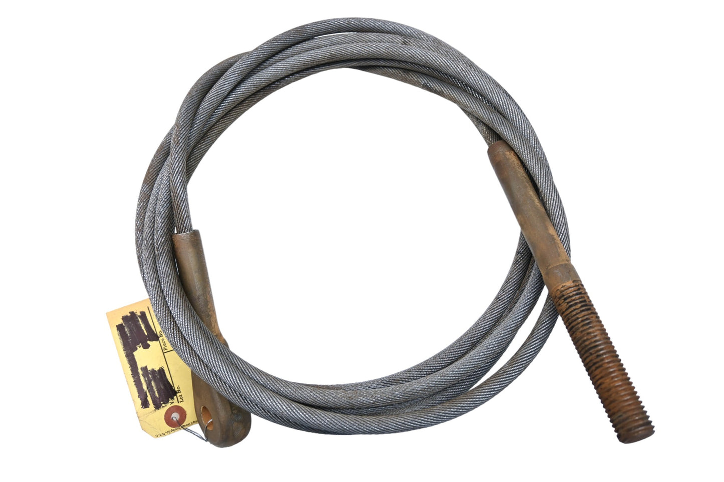 Fleetguard AT026-24 180" x 3/4-10 Tail Gate Lift Cable NOS