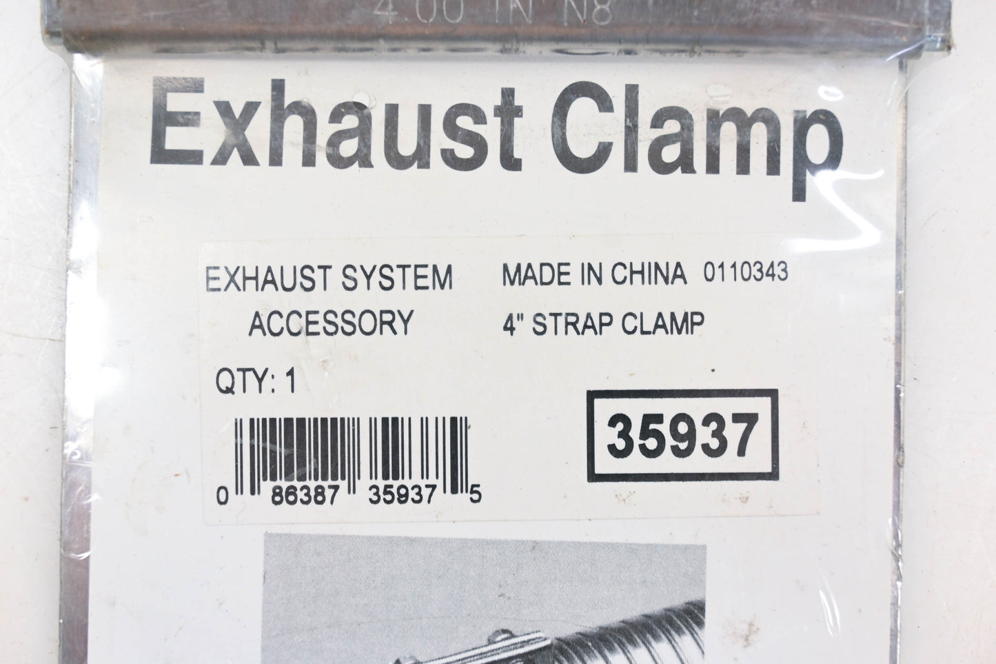 Walker 35937 Exhaust 4" Band Clamp Kit NOS