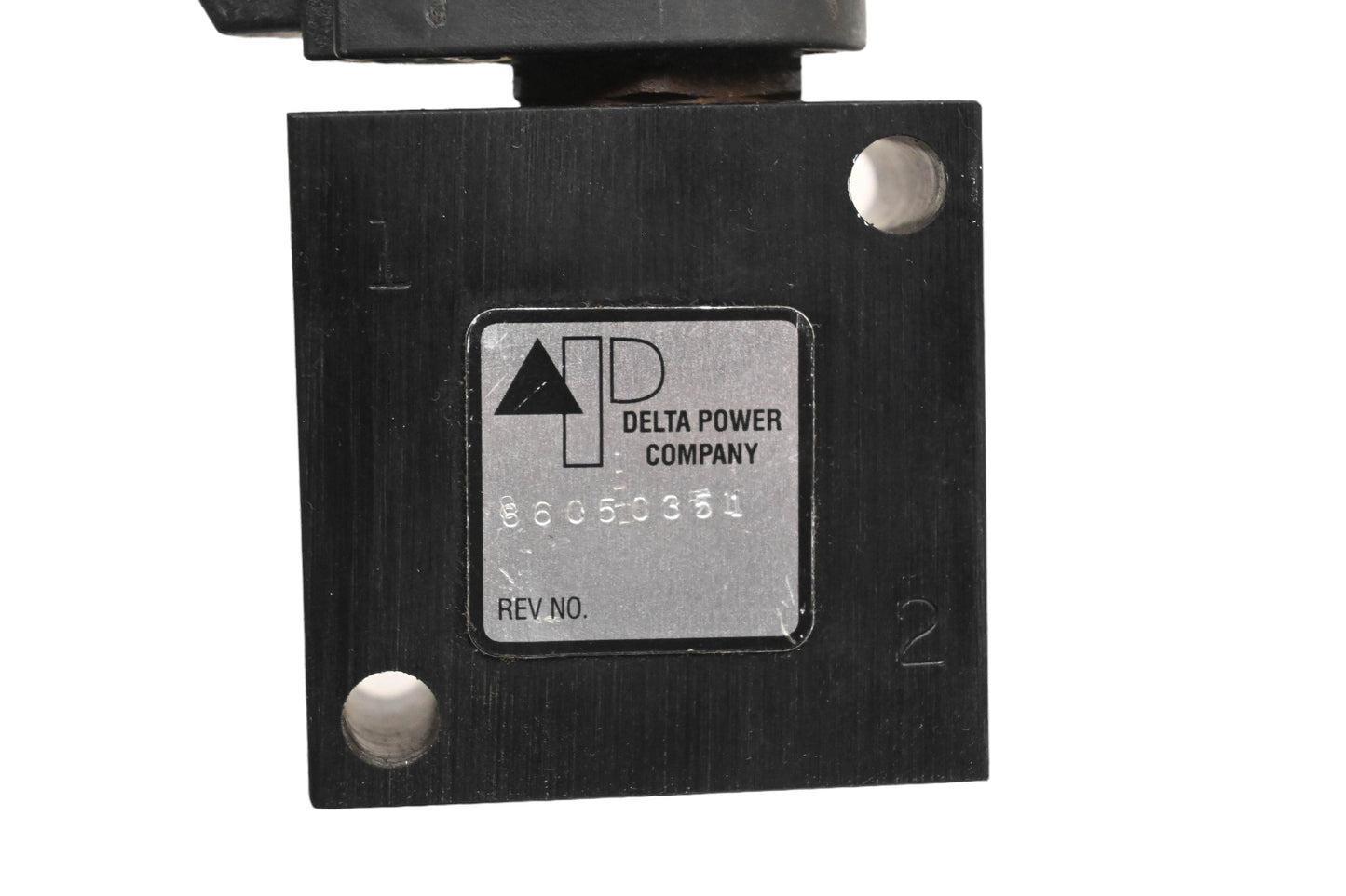 Delta Power 86050351, PDL12 Hydraulic Valve Lock Assembly