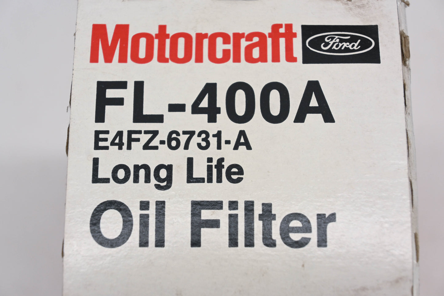 New OEM Ford FL-400A, E4FZ-6731-A Motorcraft Oil Filter NOS