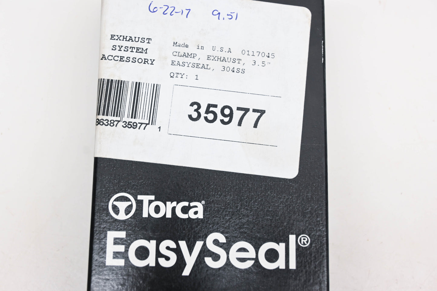 Torca 35977 Exhaust 3.5" Band Clamp Kit NOS