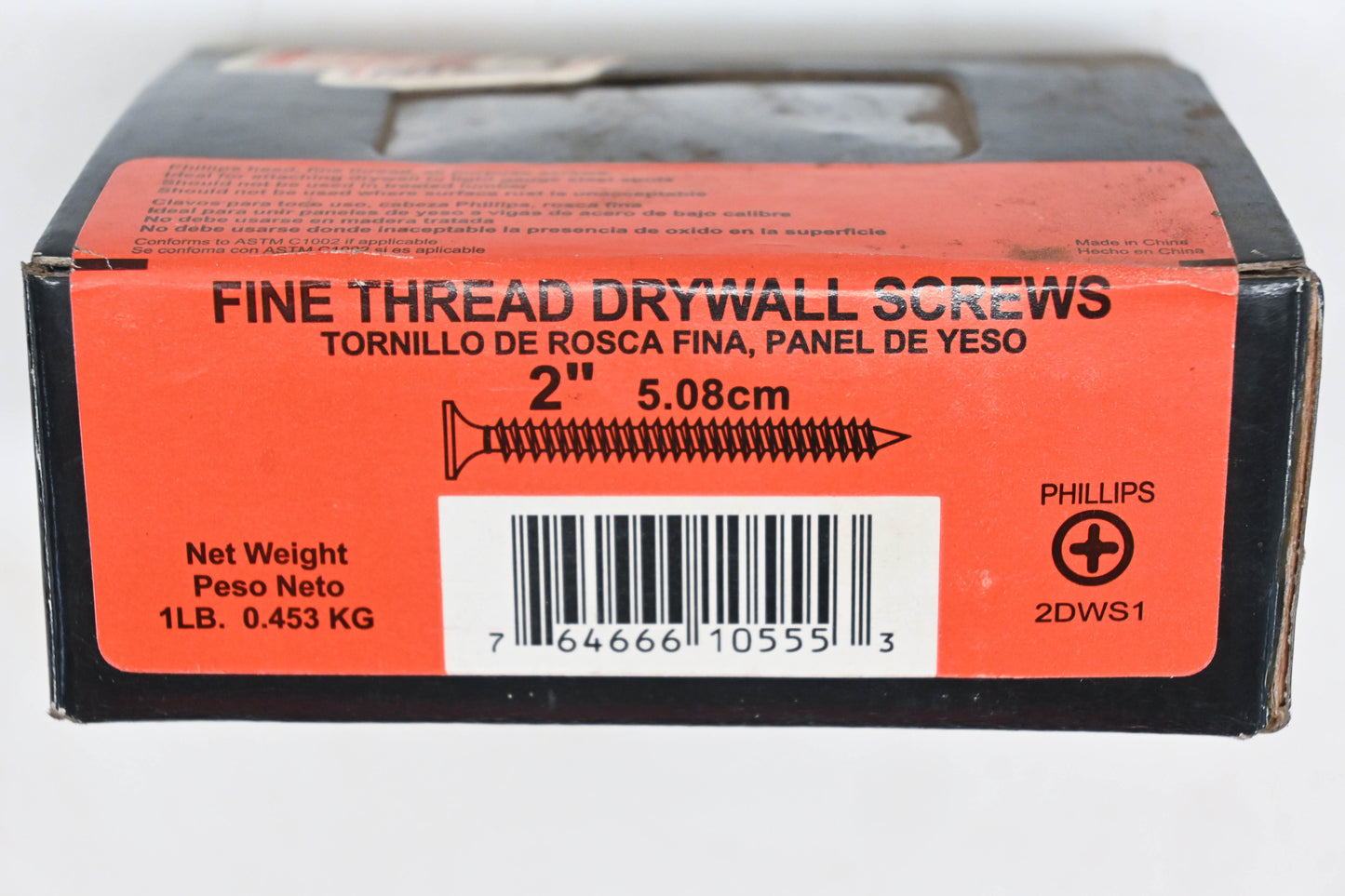 Grip Rite HN048-5 1lb. Fine Thread Drywall 2" Philips Screws NOS