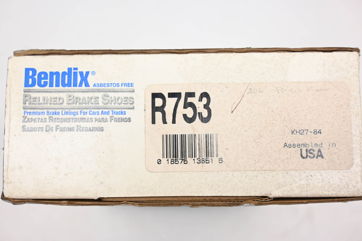 Bendix R753 Relined Brake Shoe Kit