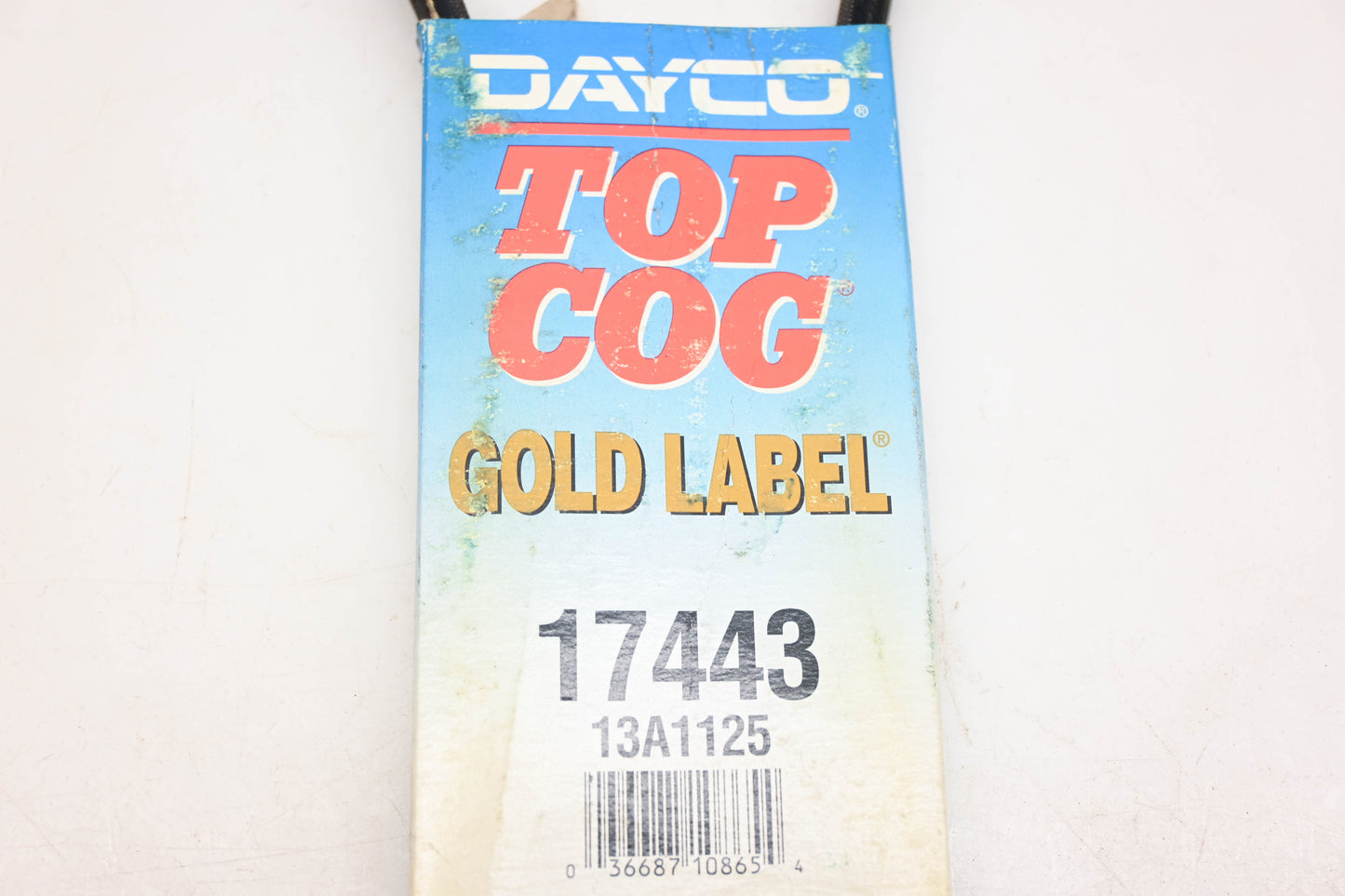 Dayco 17443, 13A1125 Gold Label Top Cog Belt NOS