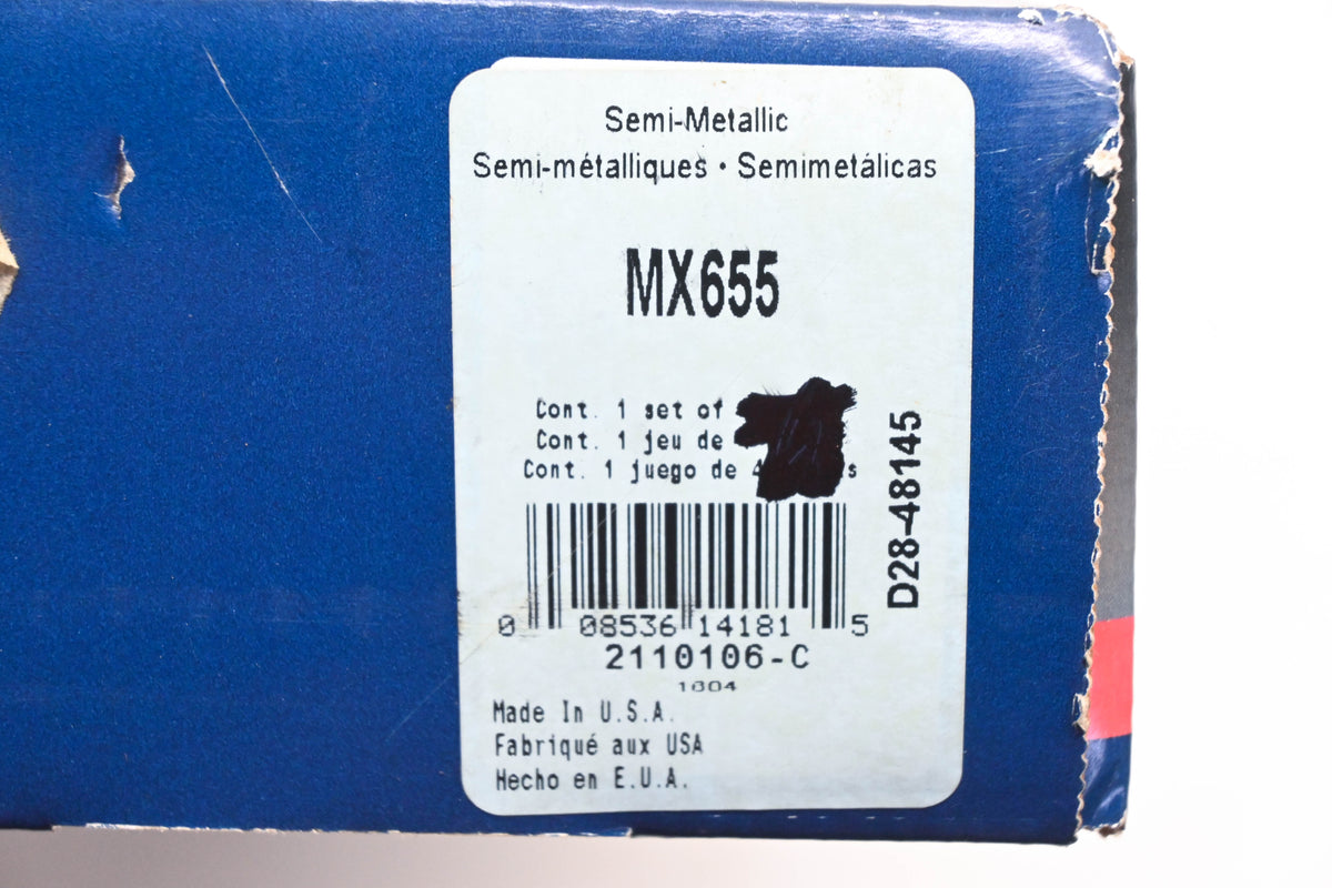 Wagner MX655 Thermo Quiet Brake Pad Kit NOS