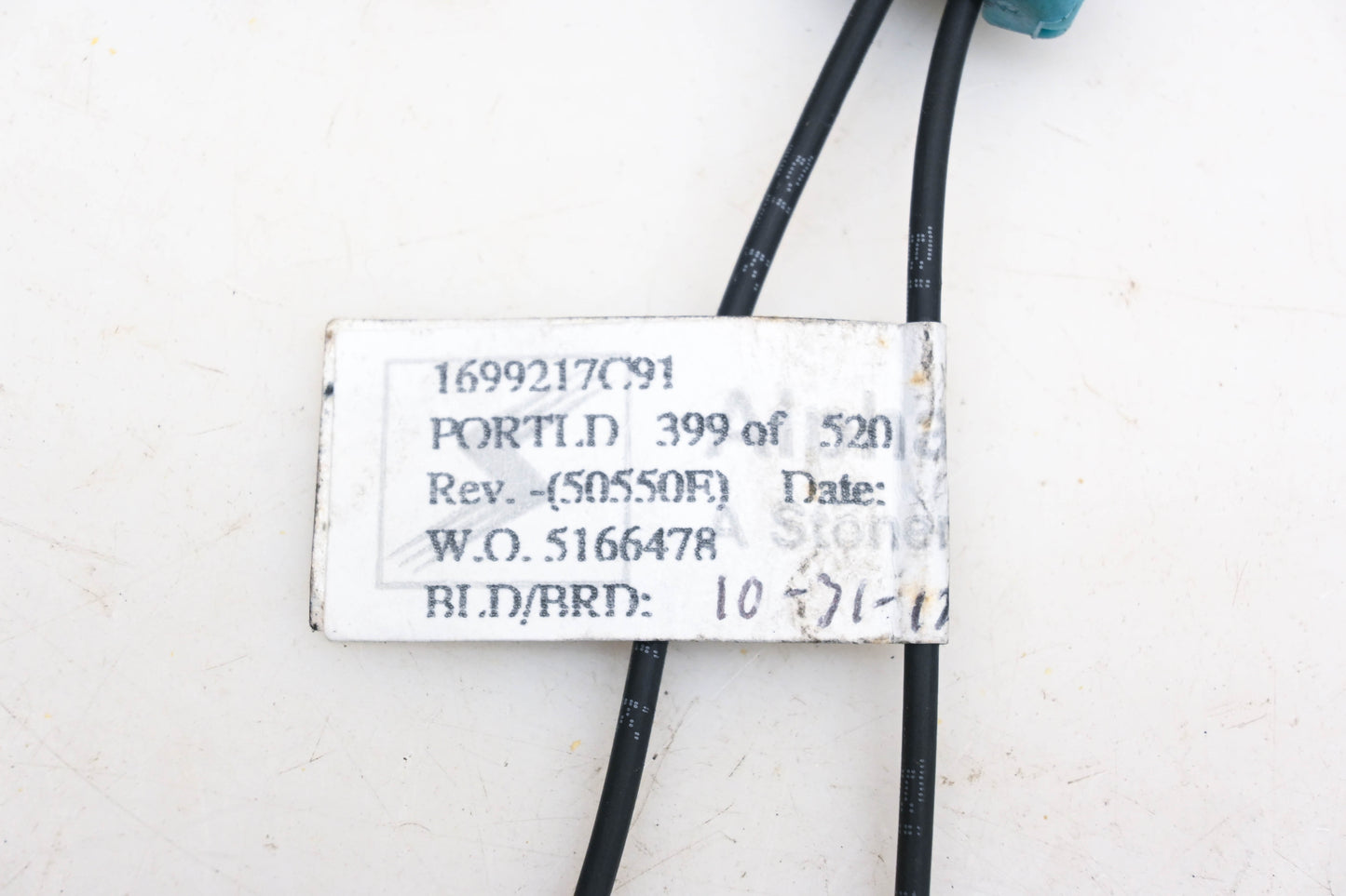 International 1699217C91 Backup Light Switch Harness NOS