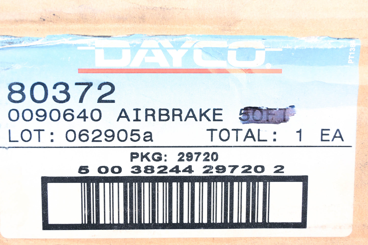 Dayco 80372 Air Brake 3/8"ID x 13' NOS