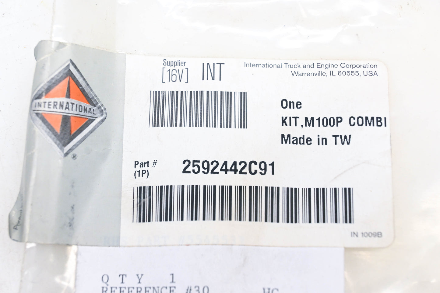 International 2592442C91 M100P Steering Gear Seal Kit NOS