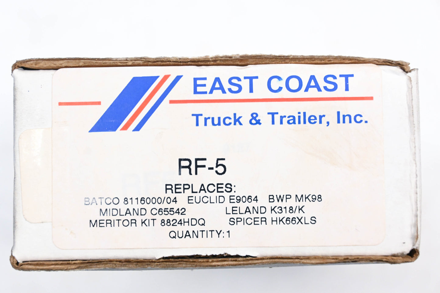 East Coast Truck & Trailer RF5, RF-5, 8824HDQ Brake Repair Kit NOS