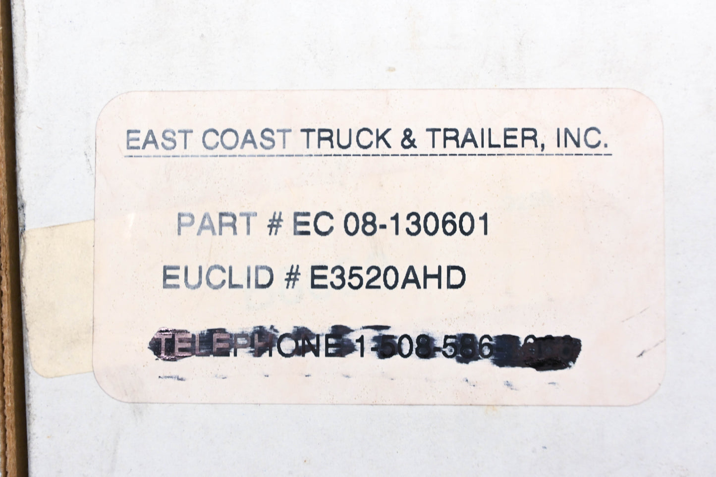 East Coast Truck & Trailer 08-130601, E3520AHD Camshaft Repair Kit NOS
