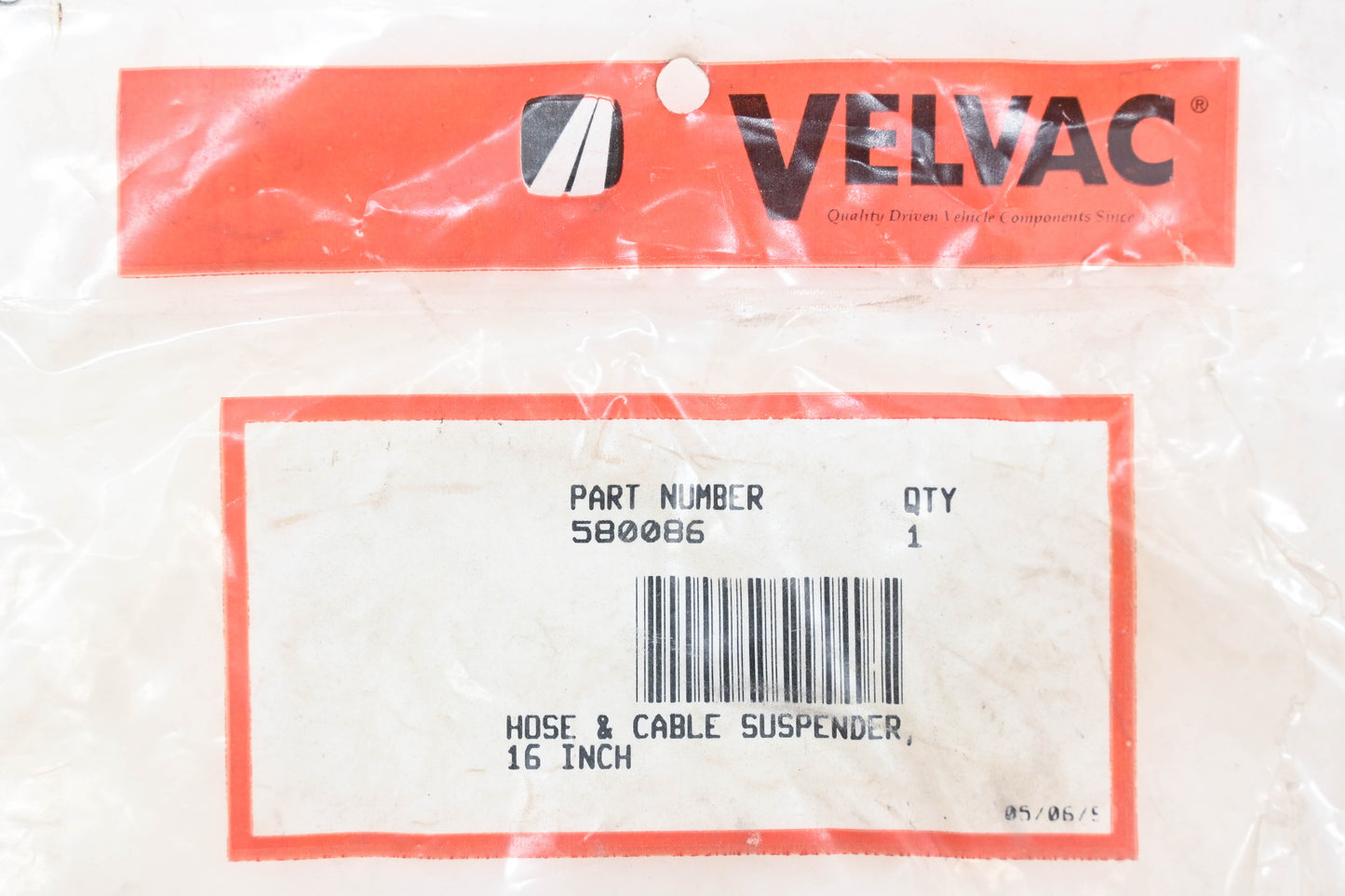 Velvac 580086 Hose & Cable 16" Suspender NOS