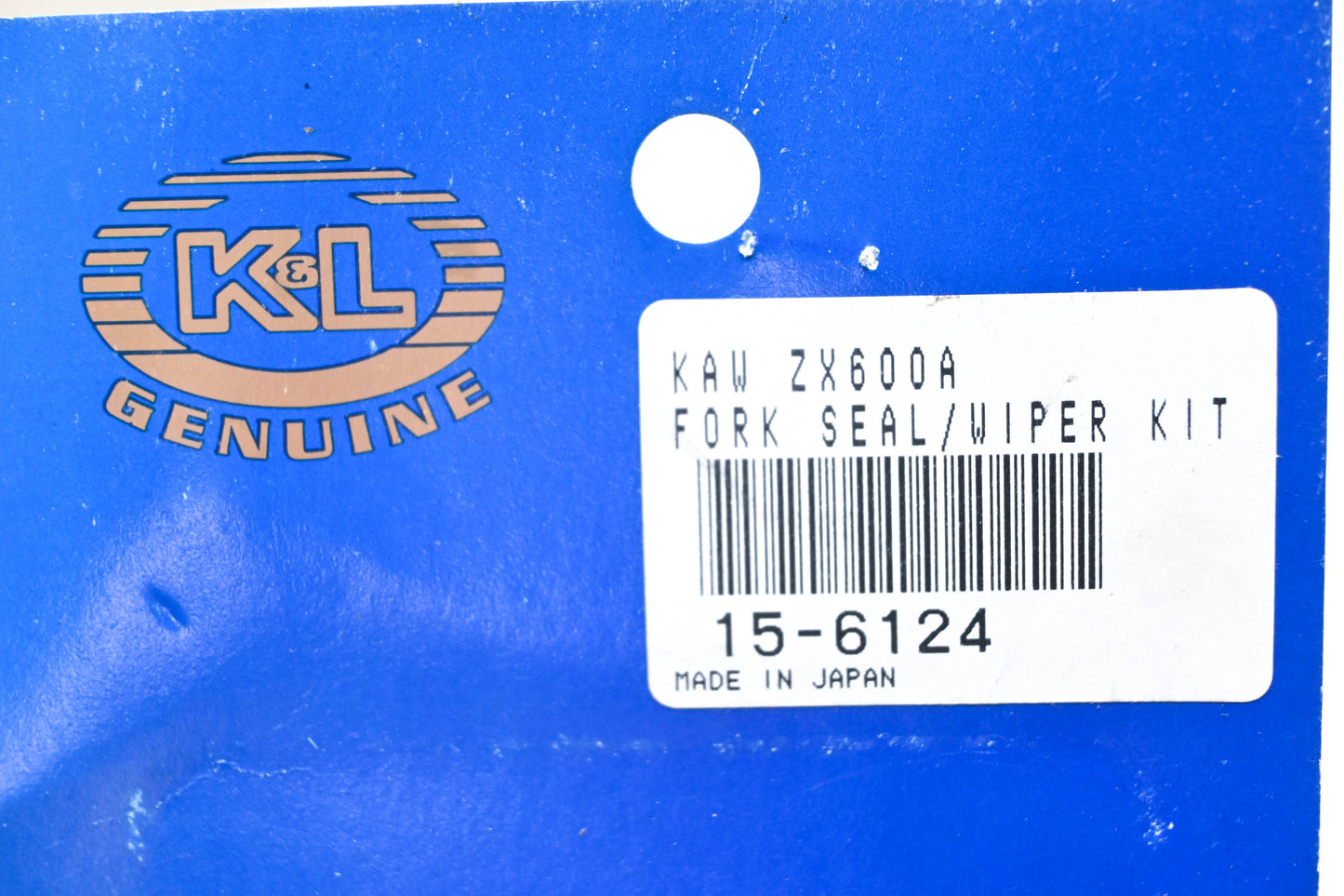 K&L 15-6124 Front Fork Wiper Seal Kit NOS