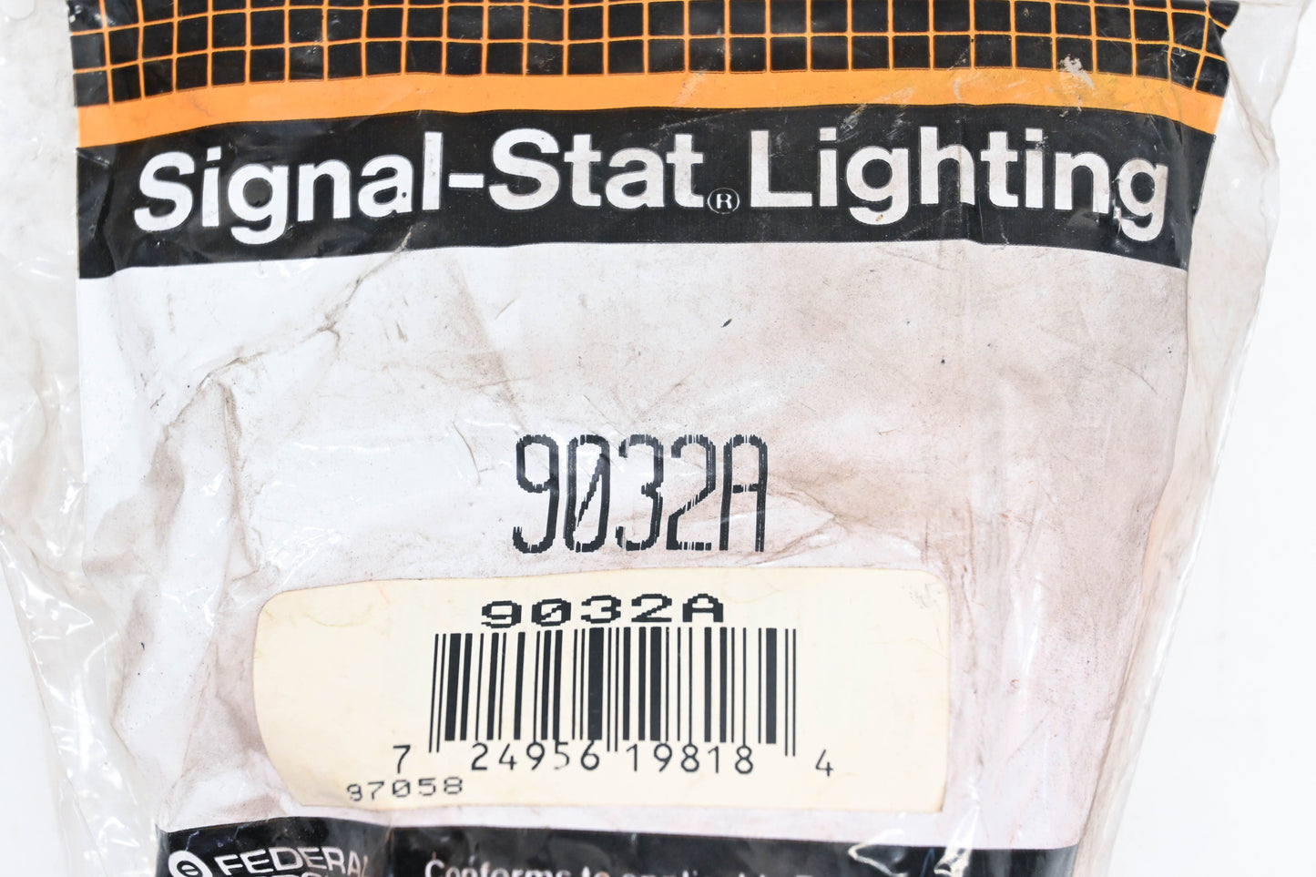 Signal-Stat 9032A Amber 3" Blunt Nose Marker Lamp Lens Kit NOS