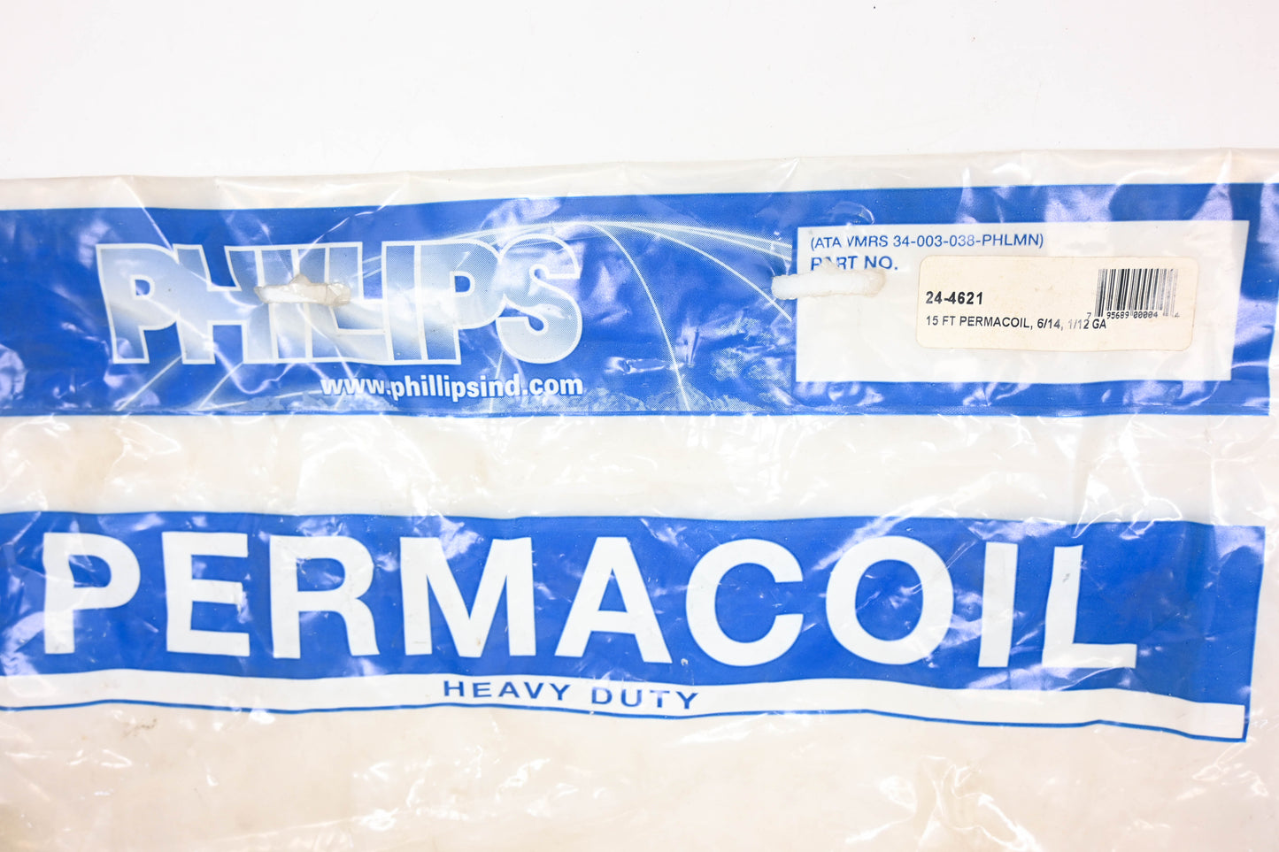 Philips 24-4621, 34-003-038 Permacoil Heavy Duty 15" 6/14 1/12 Gauge NOS