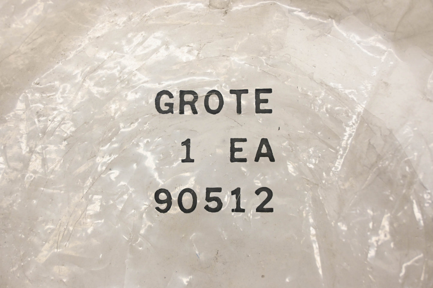 Grote 90512, 420 Red Plastic 6" Tail Light Lens NOS